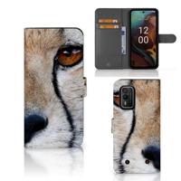 Nokia XR21 | Telefoonhoesje | Met pasjeshouder | Cheetah