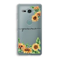 Zonnebloemen: Sony Xperia XZ2 Compact Transparant Hoesje