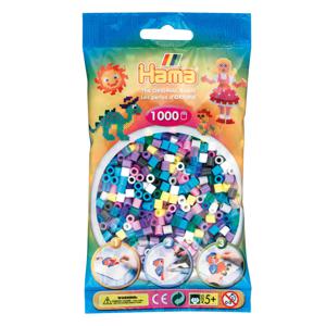 Hama Strijkkralen Pastel Mix (69), 1000st.