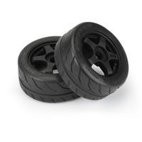 Proline 1/7 Toyo Proxes R888R S3 Front/Rear 42/100 2.9" BELTED Mounted 17mm 5-Spoke (2) - thumbnail