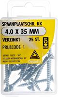 Spaanpl.schr. 4.0x35mm 25st - Deltafix