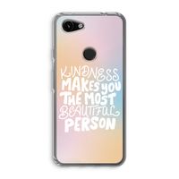 The prettiest: Google Pixel 3a Transparant Hoesje
