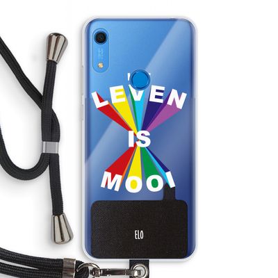 Het Leven Is Mooi: Huawei Y6s Transparant Hoesje met koord