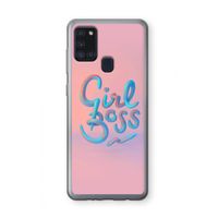 Girl boss: Samsung Galaxy A21s Transparant Hoesje Girl boss: Samsung Galaxy A21s Transparant Hoesje