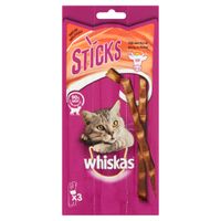 Kattenvoer Sticks Rund 3-pack 18 g - Whiskas - thumbnail
