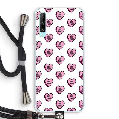 GIRL POWER: Huawei P Smart Pro Transparant Hoesje met koord
