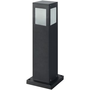 LED Tuinverlichting - Buitenlamp - Kavy 4 - Staand - Aluminium Mat Zwart - E27 - Vierkant