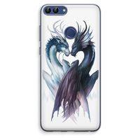 Yin Yang Dragons: Huawei P Smart (2018) Transparant Hoesje
