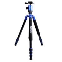 ZOMEI Z888 Professioneel Portable Statief Aluminium Tripod Monopod Standaard met Balhoofd voor Digitale Camera (blauw)