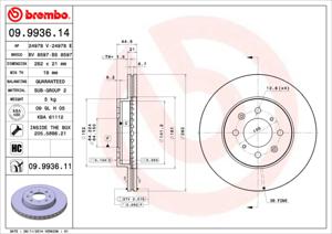 Brembo Remschijven 09.9936.11