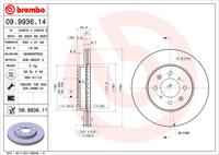 Brembo Remschijven 09.9936.14