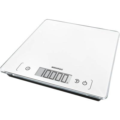 Soehnle KWD Page Comfort 400 Keukenweegschaal Digitaal Weegbereik (max.)=10 kg Wit 220 x 220 x 18