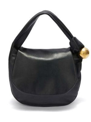Jil Sander sac à main Sphere à design structuré - Noir