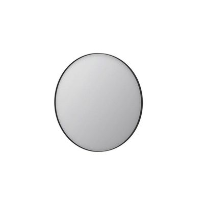 INK SP15 Spiegel - 100x4x100cm - rond - verzonken in aluminium kader - aluminium zwart mat 8408580