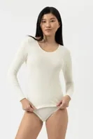 Dames thermo shirt Wol - Spencer - Lange mouw - Wollen thermo dames ondershirt ronde hals