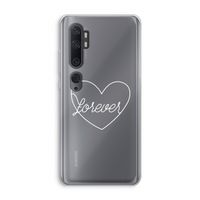 Forever heart pastel: Xiaomi Mi Note 10 Pro Transparant Hoesje