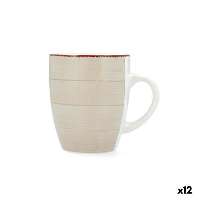 Kopp Quid Vita Morning Ontbijt Keramisch Beige 350 ml (12 Stuks)