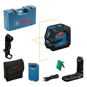 Bosch Professional GLL 20-22 G Kruislijnlaser groen 3.7V 3.0Ah in Koffer - 0601065602