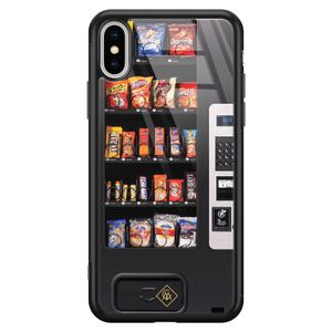 iPhone XS Max glazen hardcase - Snoepautomaat