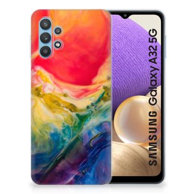 Smartphone hoesje Samsung Galaxy A32 5G Watercolor Dark Smartphone hoesje Samsung Galaxy A32 5G Watercolor Dark