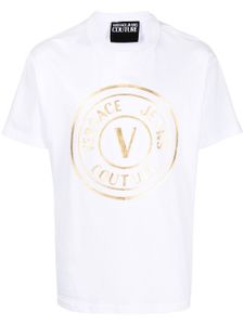 Versace Jeans Couture t-shirt à logo imprimé - Blanc