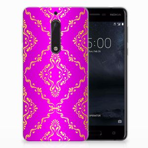 Siliconen Hoesje Nokia 5 Barok Roze