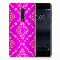 Siliconen Hoesje Nokia 5 Barok Roze