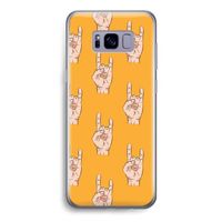 Rock: Samsung Galaxy S8 Transparant Hoesje Rock: Samsung Galaxy S8 Transparant Hoesje