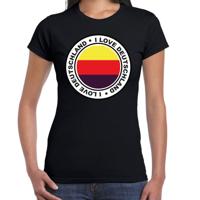 Verkleed T-shirt voor dames - Duitsland - zwart - supporter - themafeest