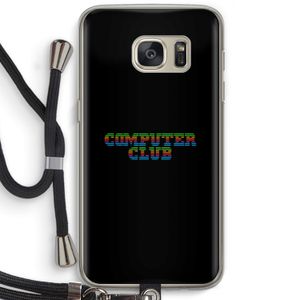Retro: Samsung Galaxy S7 Transparant Hoesje met koord