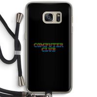 Retro: Samsung Galaxy S7 Transparant Hoesje met koord