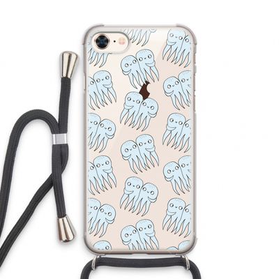 Octopussen: iPhone 7 Transparant Hoesje met koord
