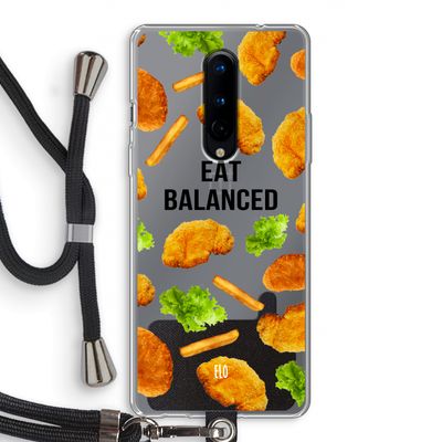 Eat Balanced: OnePlus 8 Transparant Hoesje met koord