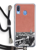 Marrakech Skyline : Samsung Galaxy A40 Transparant Hoesje met koord