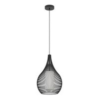 Eglo Moderne zwarte hanglamp Razoni 1 Ø 32,5cm 900828