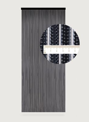 Degor Vliegengordijn Luxe Lamellen Zwart 90 x 210 cm