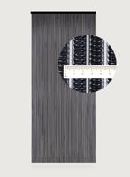 Degor Vliegengordijn Luxe Lamellen Zwart 90 x 210 cm