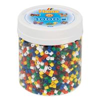 Hama strijkkralen in potje primair mix (66), 3000st.