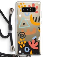 Abstract: Samsung Galaxy Note 8 Transparant Hoesje met koord Abstract: Samsung Galaxy Note 8 Transparant Hoesje met koord