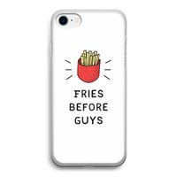 Fries before guys: iPhone SE 2020 Transparant Hoesje