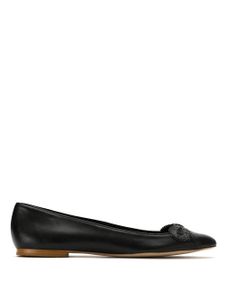 Sarah Chofakian leather ballerinas - Noir