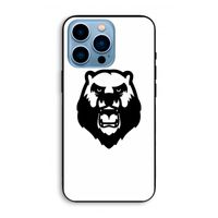 Angry Bear (white): iPhone 13 Pro Max Biologisch afbreekbaar hoesje