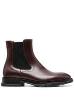 Alexander McQueen bottines chelsea Beatle - Marron