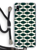 Moroccan tiles: Samsung Galaxy A10 Transparant Hoesje met koord