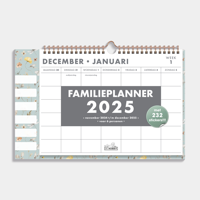 Omslag Familieplanner 2025 Vlinders - thumbnail