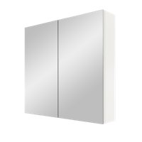 Linie Montro spiegelkast 80 x 75 cm hoogglans wit