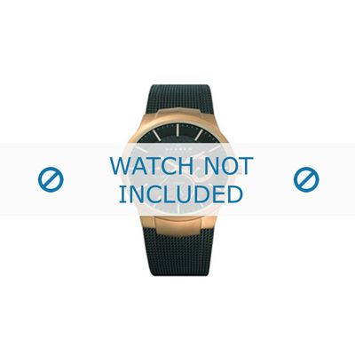 Skagen horlogeband 809XLTRB Staal Antracietgrijs