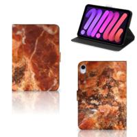 iPad Mini 6 (2021) Leuk Tablet hoesje Marmer Bruin