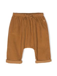 TEDDY & MINOU pantalon à lien de resserrage - Marron