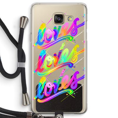 Loves: Samsung Galaxy A5 (2016) Transparant Hoesje met koord